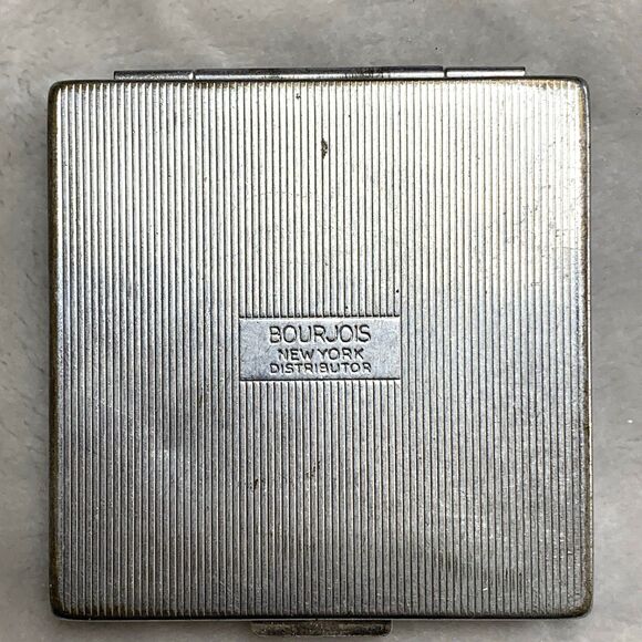 Vintage EVENING IN PARIS Bourjois Compact Mirror New York 1940s - Picture 2 of 9